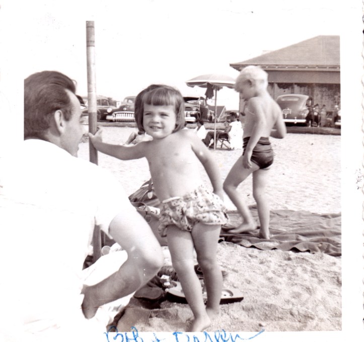 Uncle Bob and I at Jones Beach